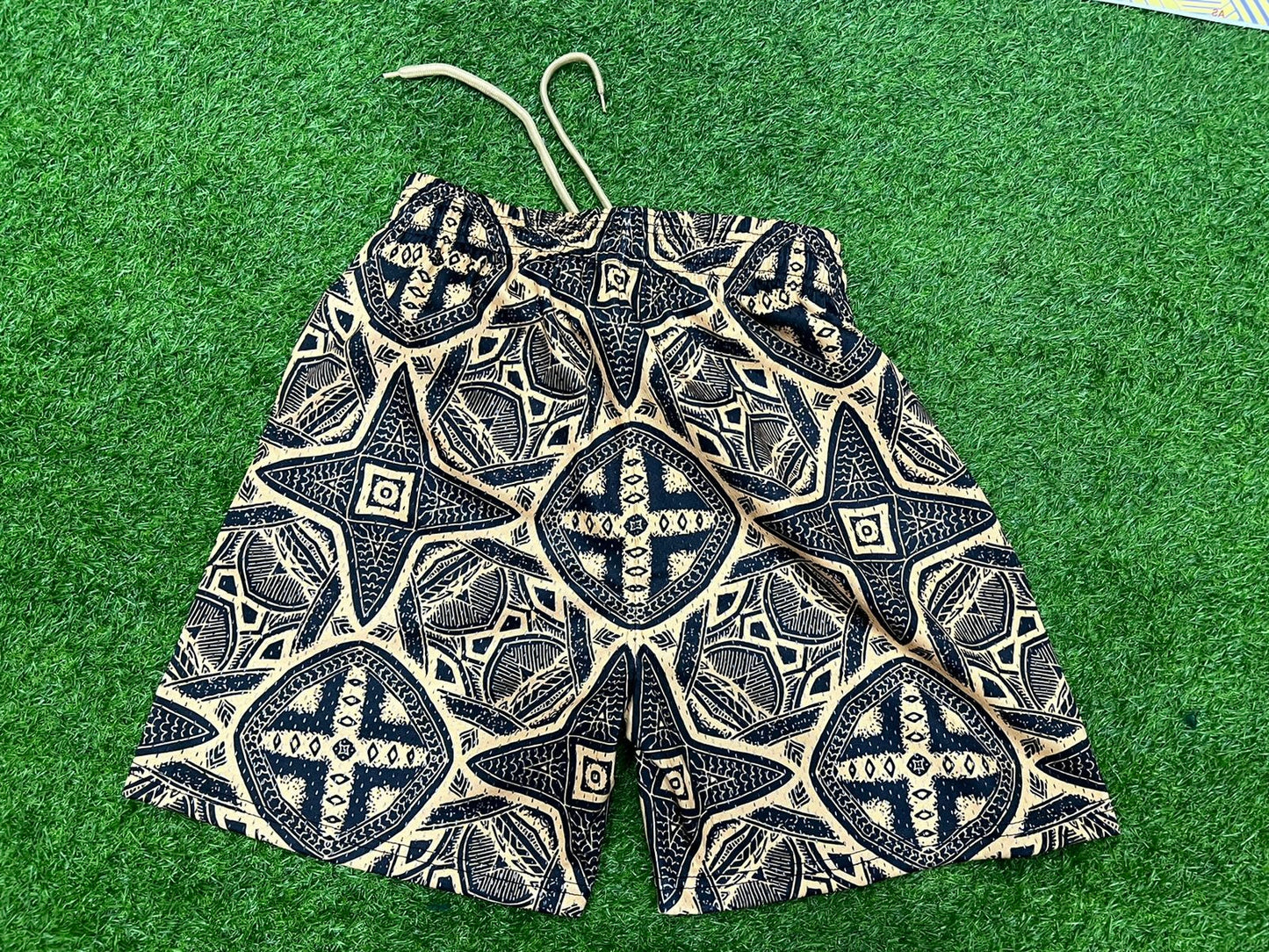 BROWN & BLACK "MESH SHORTS"